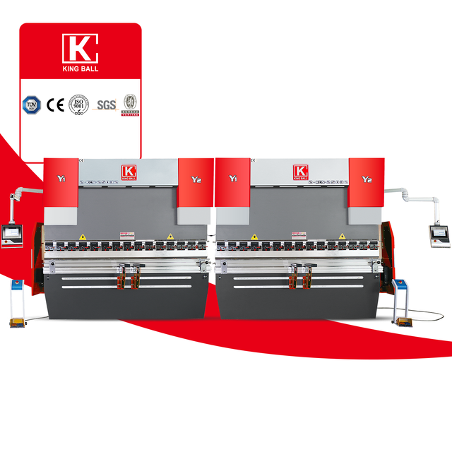  Tandem-hydraulische CNC-Plattenabkantpresse