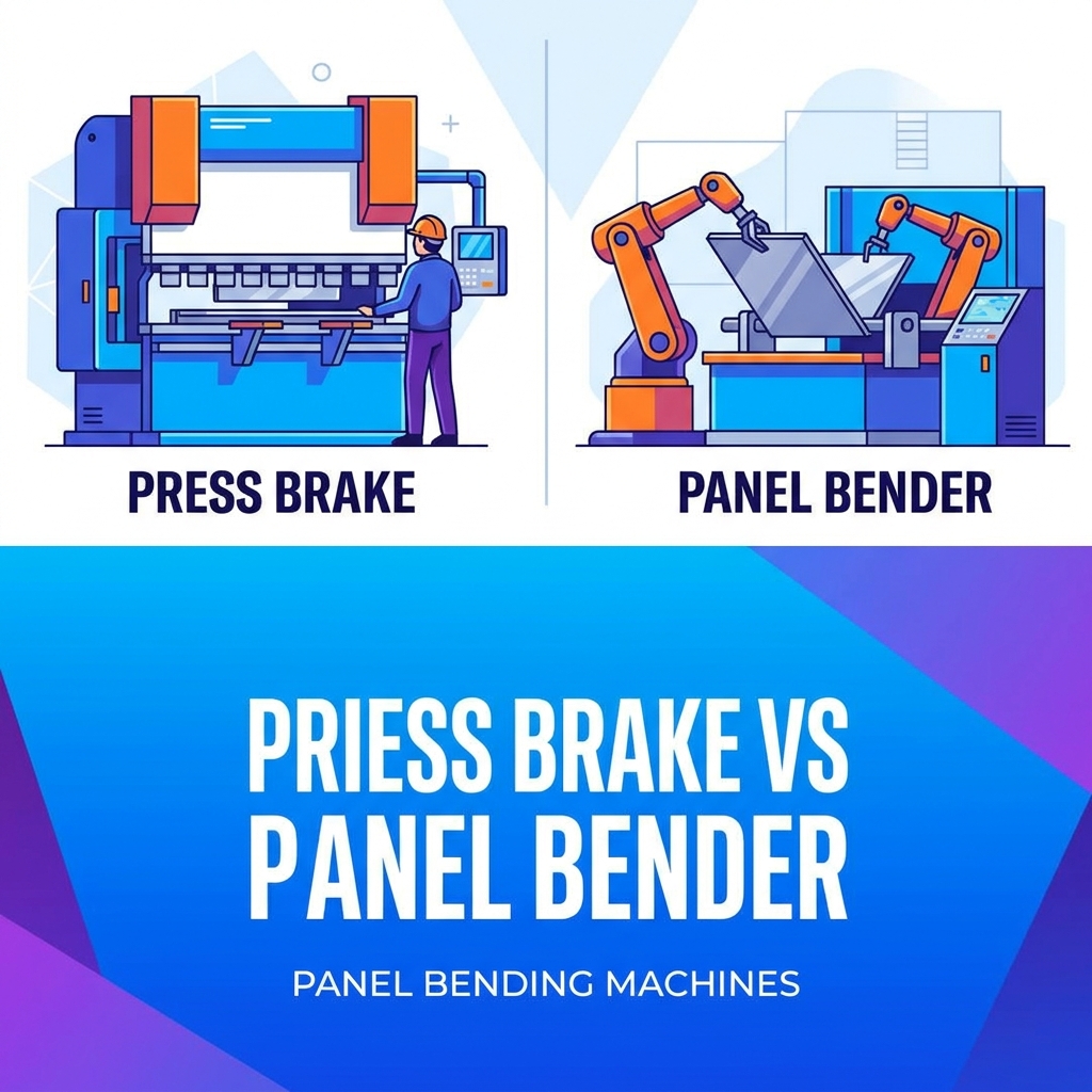 Abkantpresse vs. Blechbieger: Was ist der Unterschied?